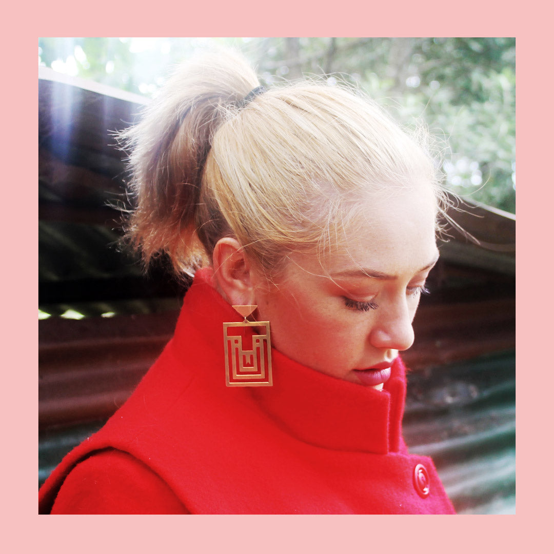 Amaze Maze Earrings