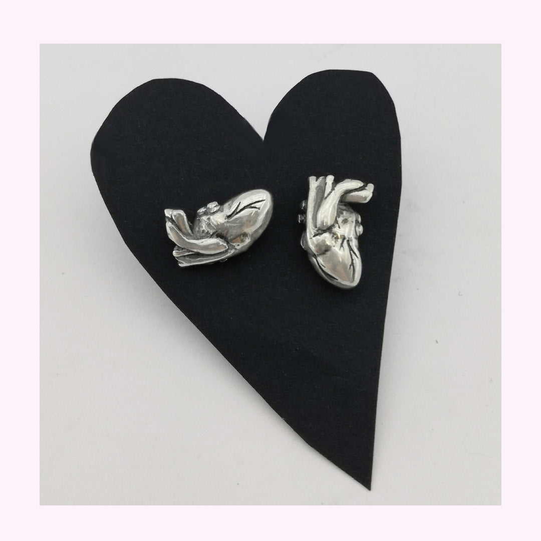 Heart studs