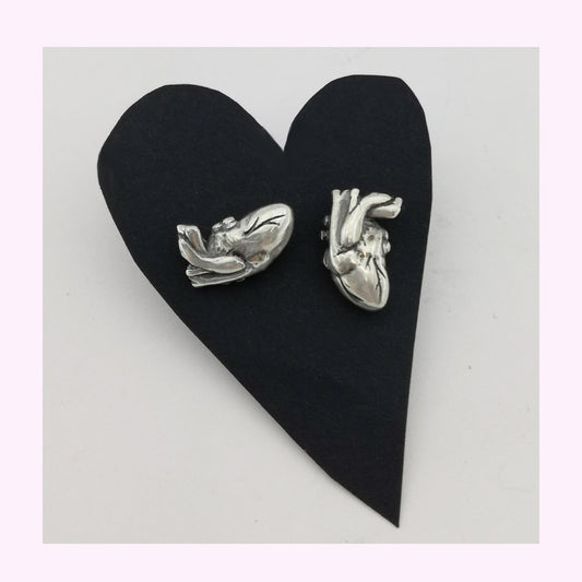 Heart studs